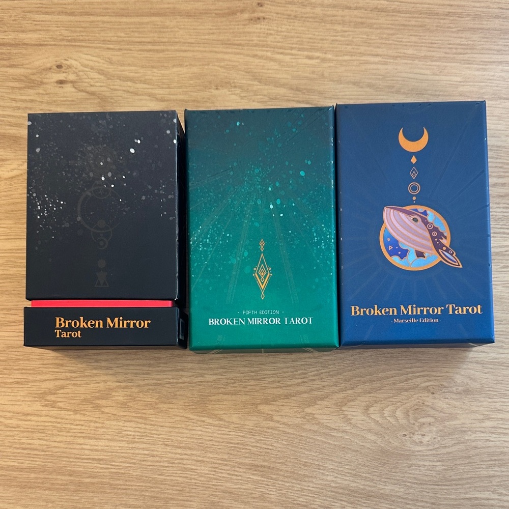 Broken Mirror Tarot Deck Set of 3 decks